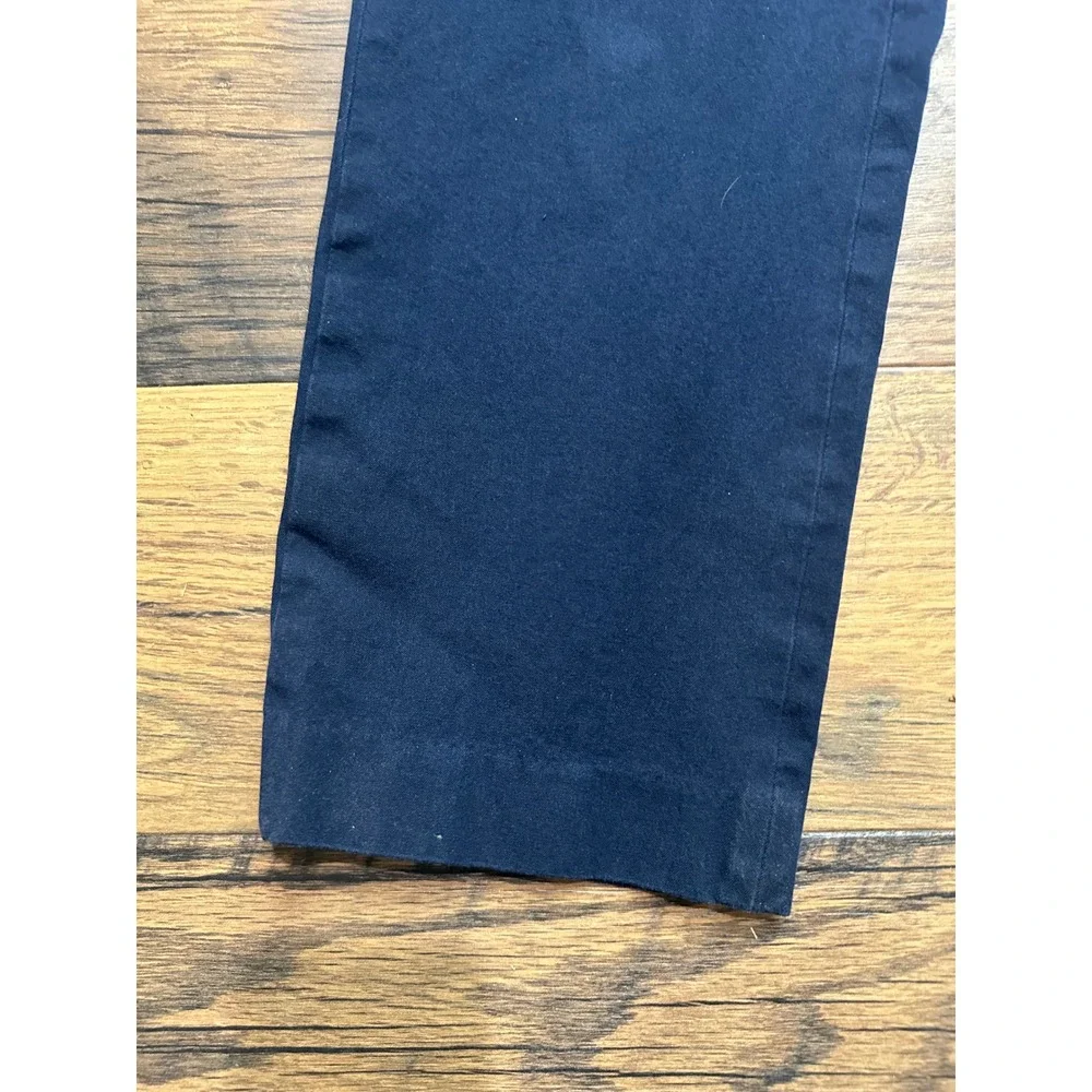 J.Crew Kate Straight Leg Pants Navy Blue Chino Trousers Womens Size 4 Office